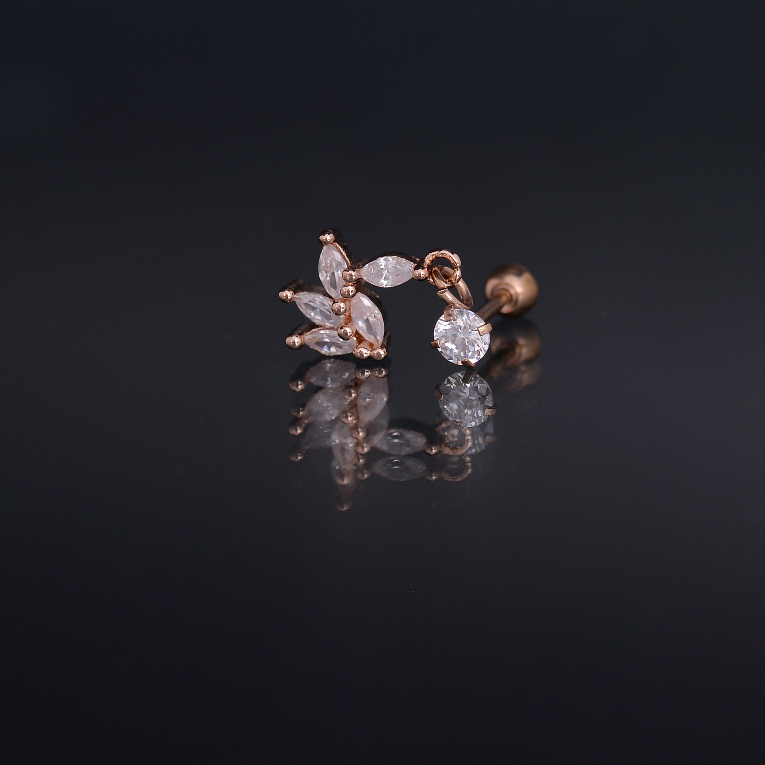 پیرسینگ گوش زنانه مدل PS503 پیرسینگ گوش زنانه مدل PS503