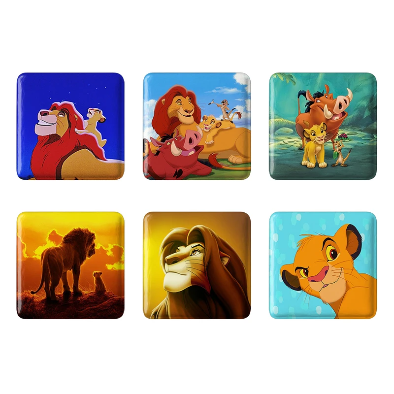 مگنت خندالو مدل شیرشاه The Lion King کد 393A مجموعه 6 عددی