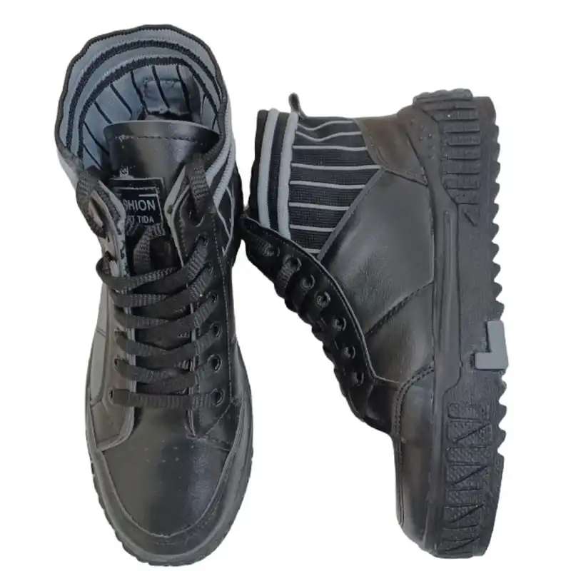 نیم بوت زنانه مدل ساق بافت