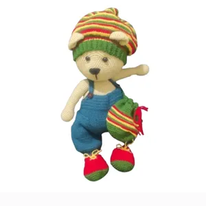 عروسک بافتنی طرح خرس