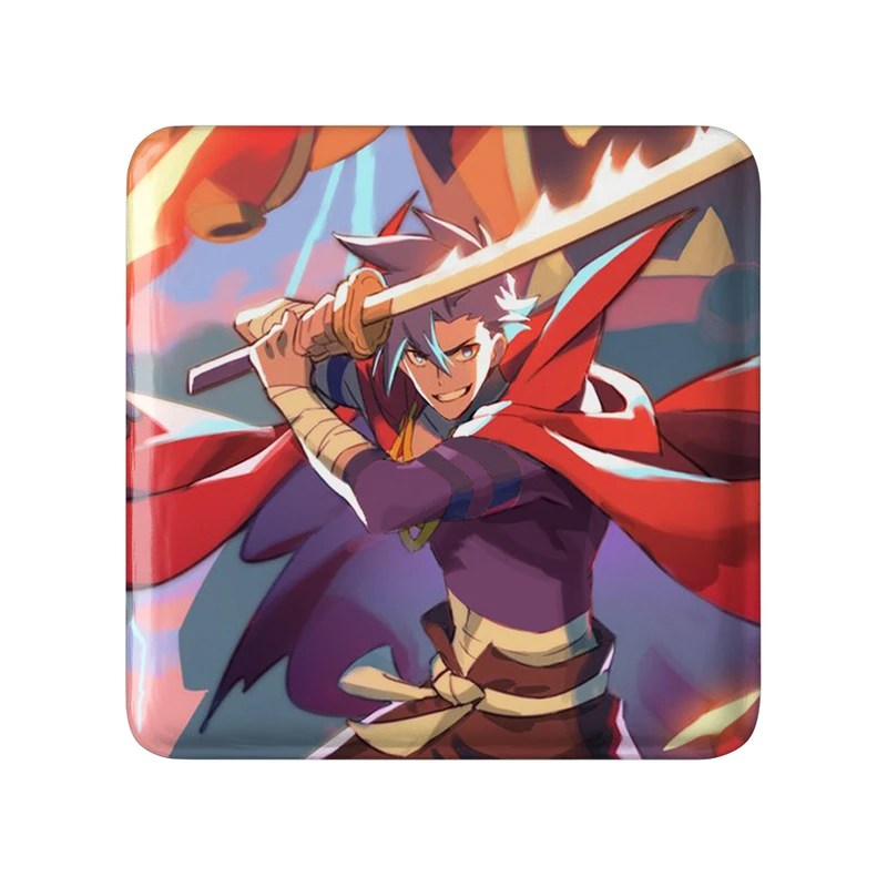 مگنت خندالو طرح کامینا انیمه گورن لاگان مدل مربعی کد 32278