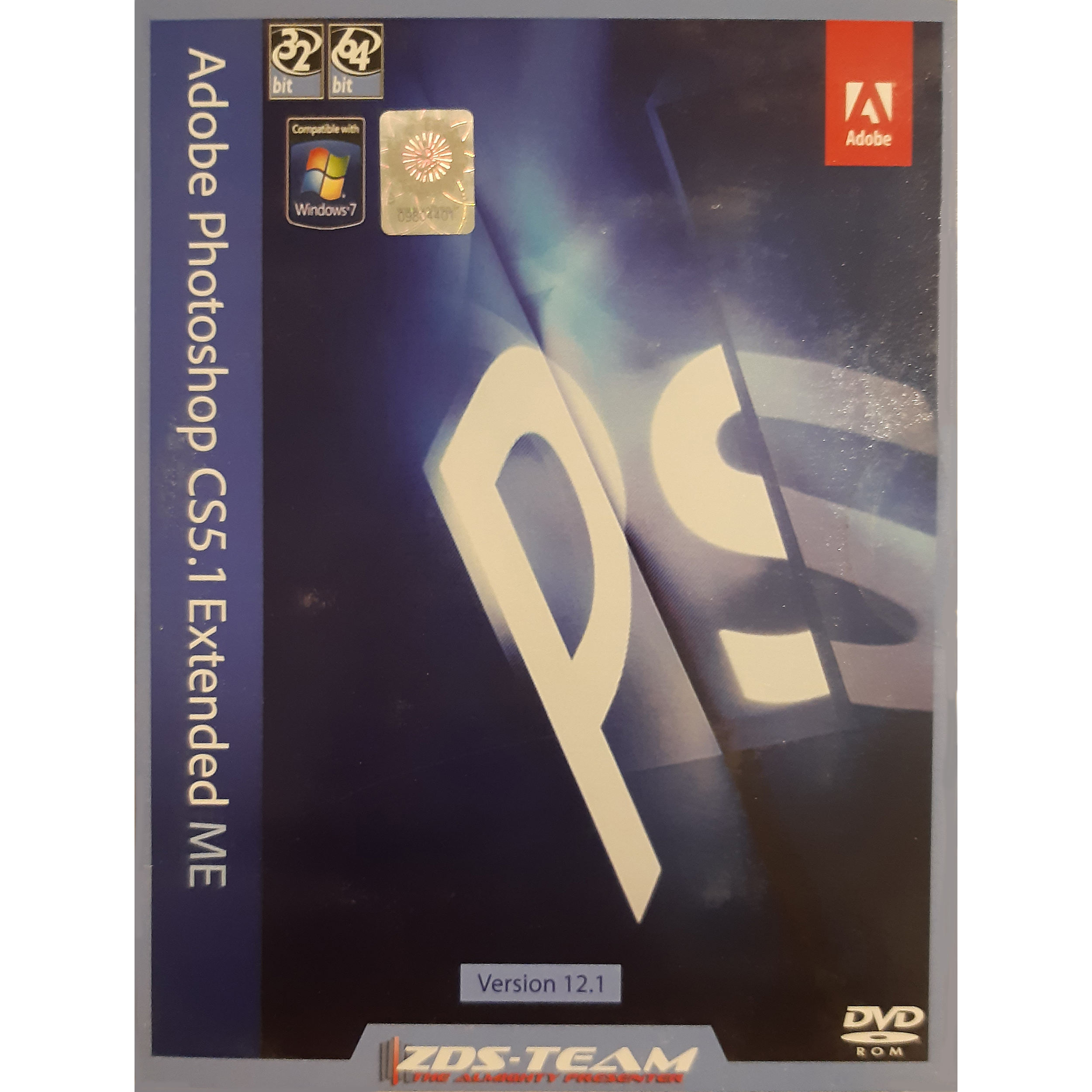 نرم افزار Adobe photoshop cs5.1 Extended ME نشر زد دی اس تیم