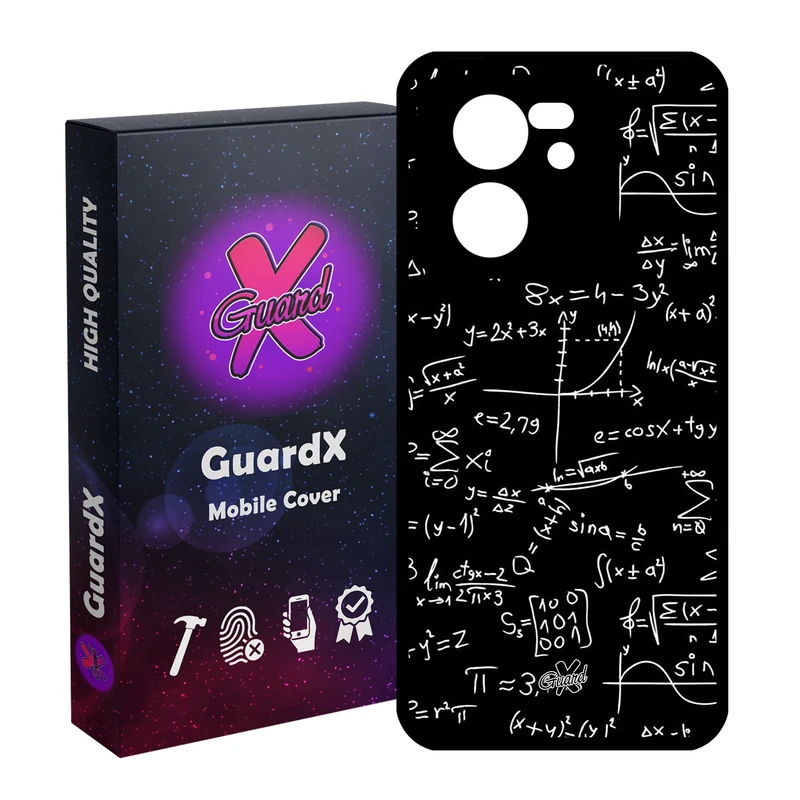 کاور گارد ایکس طرح ریاضی مدل Glass10528 مناسب برای گوشی موبایل شیائومی 13T/13T Pro/Redmi K60 Ultra