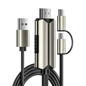  Coteetci 33023 HDMI to Type-c / micro USB converter 2.0m