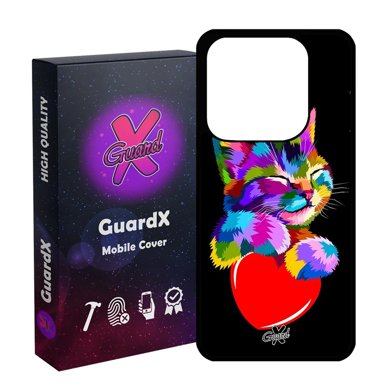 کاور گارد ایکس طرح گربه مدل 10269 مناسب برای گوشی موبایل شیائومی Redmi Note 14 4G