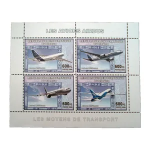 تمبر یادگاری مدل هواپیما کد bc-1702 مجموعه 4 عددی