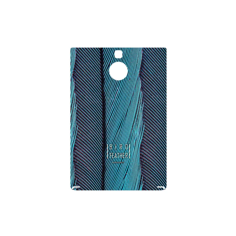 برچسب پوششی ماهوت مدل Turquoise feathers مناسب برای گوشی موبایل بلک بری Passport Silver Edition