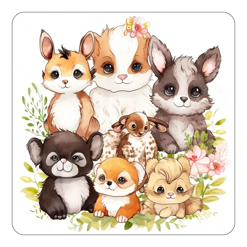 مگنت کاکتی طرح حیوانات کارتونی مدل mp28545