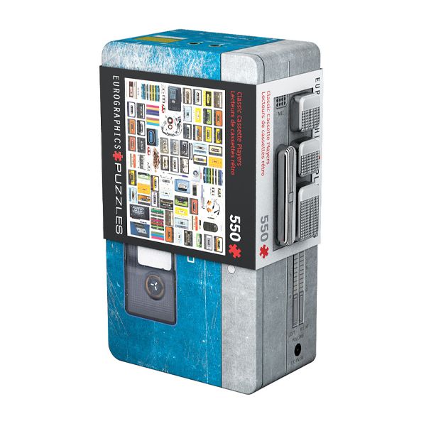 پازل 550 تکه یوروگرافیکس پازلز مدل (8551-5690) Cassette Player Shaped Tin