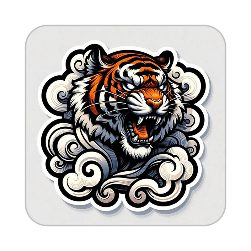 زیر لیوانی کاکتی طرح شیر مدل mp24064