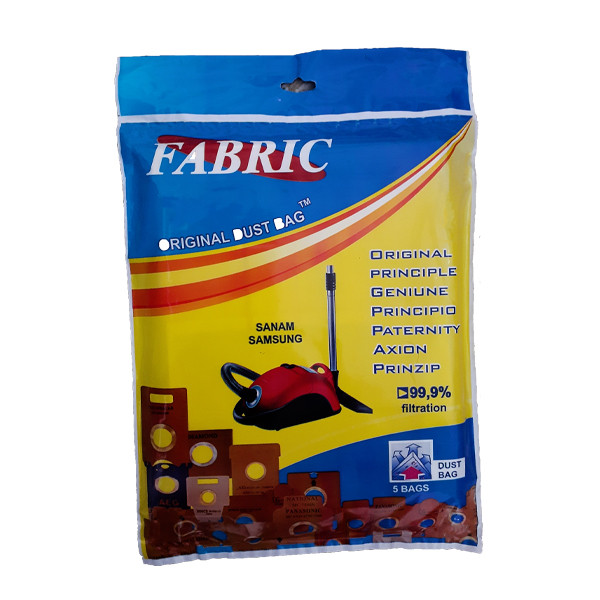 کیسه جاروبرقی کد 08 بسته 5 عددی مناسب برای جاروبرقی سامسونگ و صنام