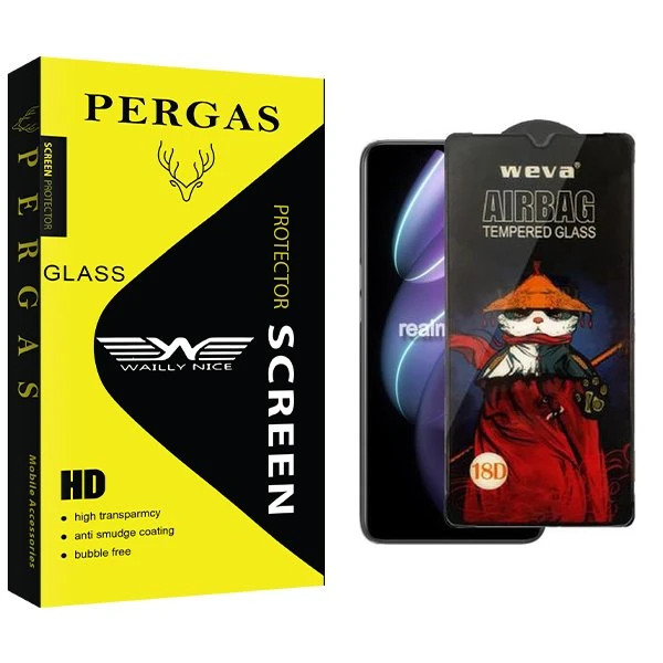 محافظ صفحه نمایش وایلی نایس مدل Pergas Airbag مناسب برای گوشی موبایل ریلمی V30
