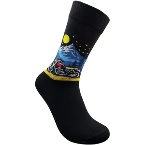 جوراب ساق بلند مدل طبیعت گرد 01