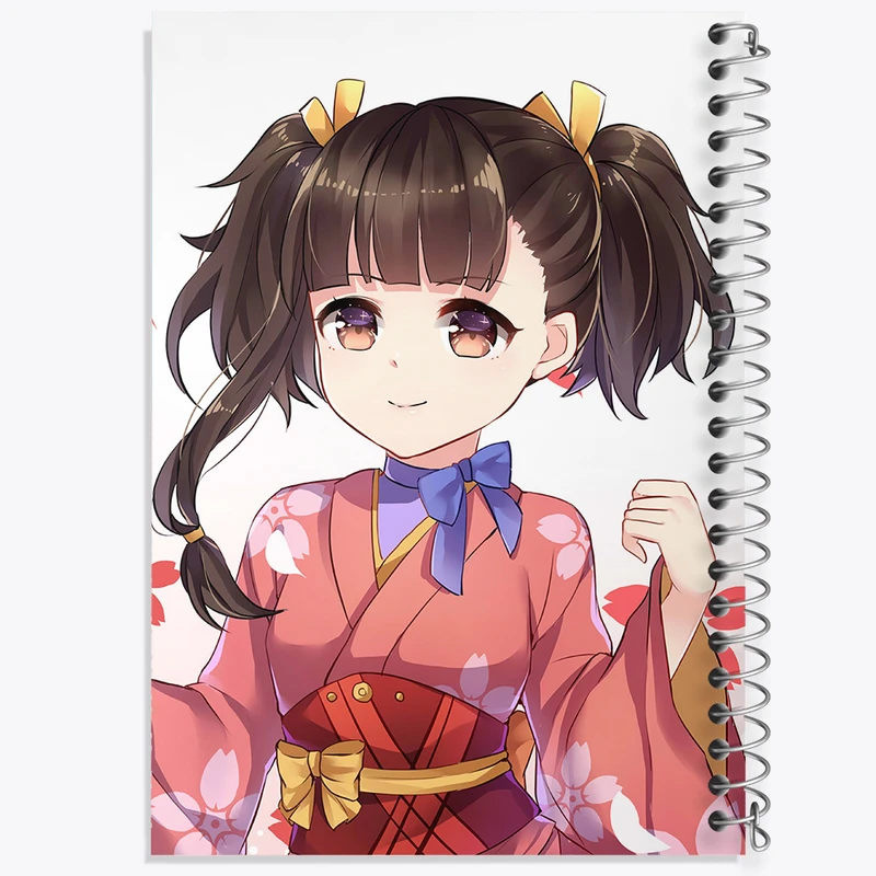 دفتر مشق 100 برگ خندالو طرح مومی کابانری (Kabaneri) کد 35987