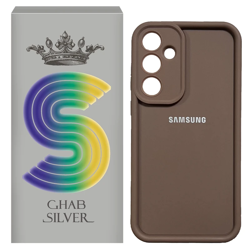 کاور قاب سیلور مدل سالیدکالر مناسب برای گوشی موبایل سامسونگ Galaxy A35