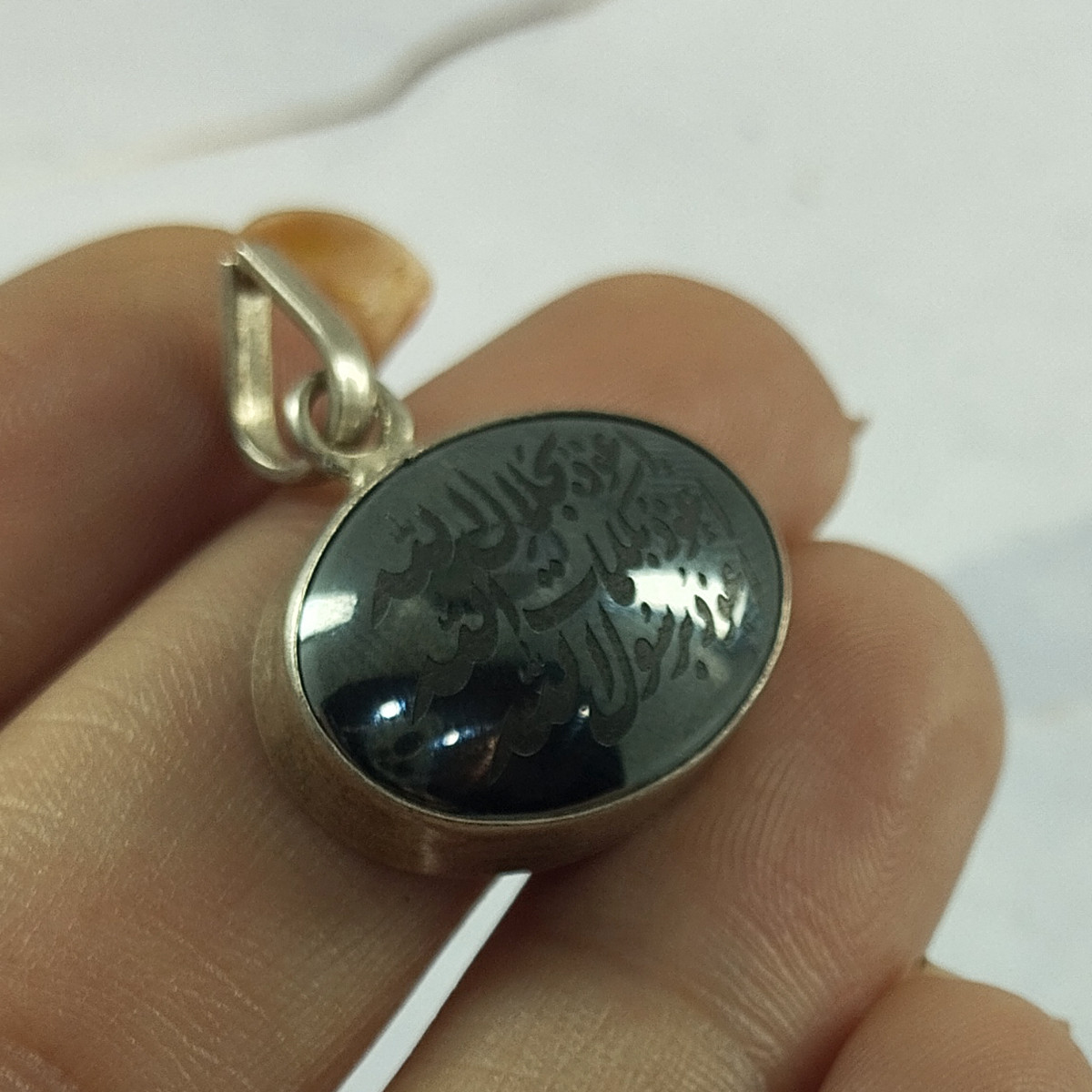 آویز گردنبند نقره زنانه سلین کالا مدل حدید کد 24 آویز گردنبند نقره زنانه سلین کالا مدل حدید کد 24