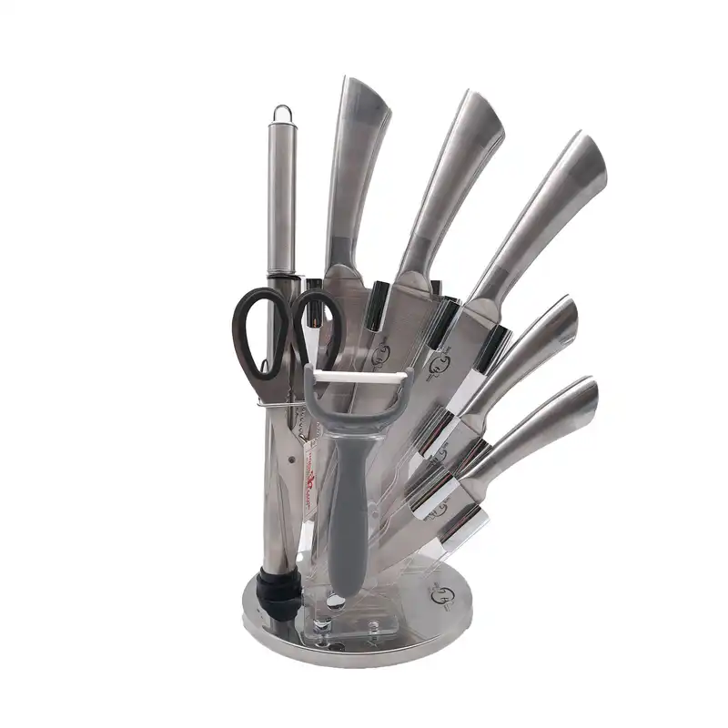 ست چاقو آشپزخانه 9 پارچه هوم لوکس مدل ساده