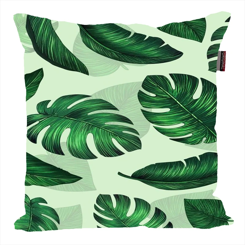 کوسن ناریکو مدل فانتزی طرح برگ گل گیاه کد 04650