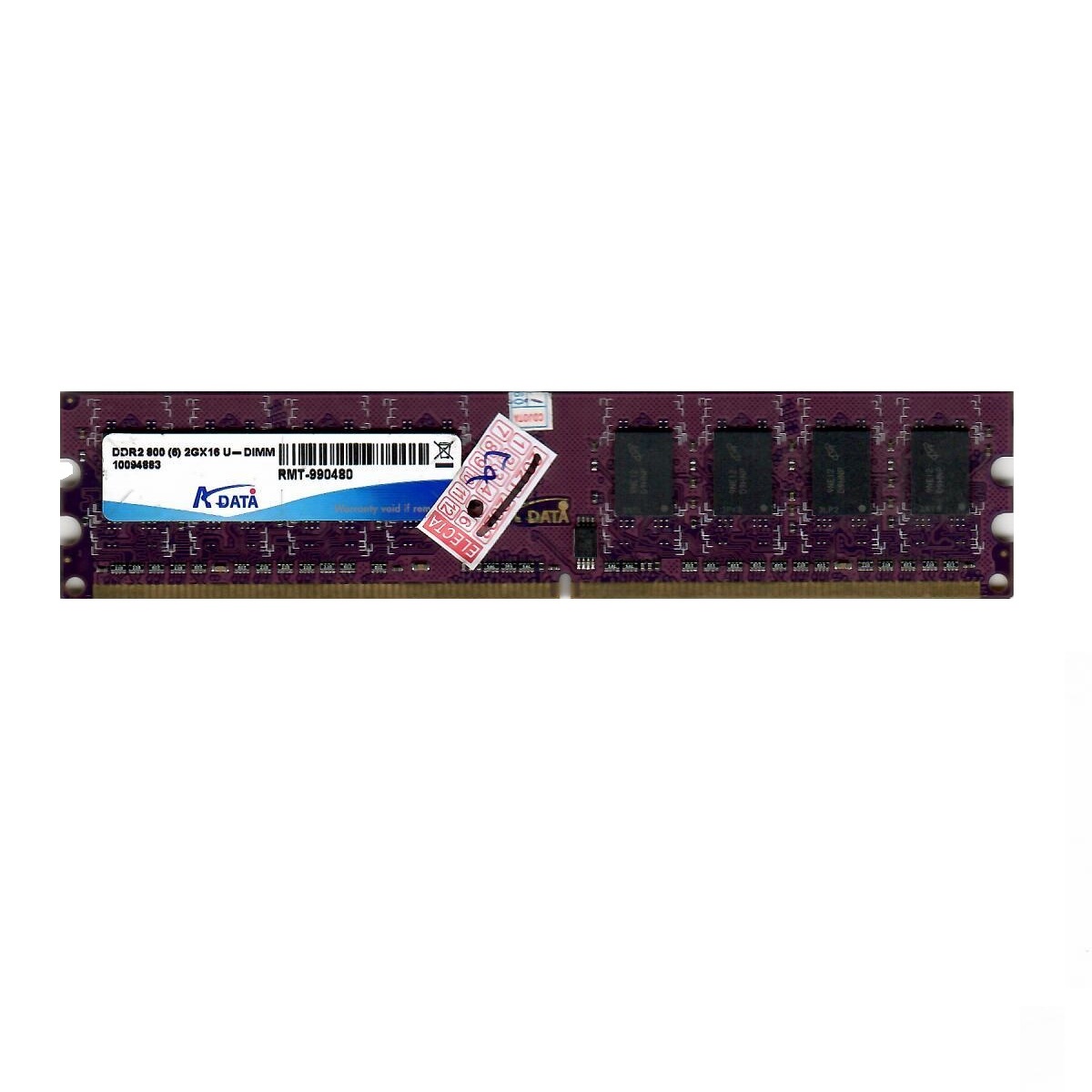  رم دسکتاپ DDR2 تک کاناله 800 مگاهرتز CL6  مدل 10094922 ظرفیت 2 گیگابایت