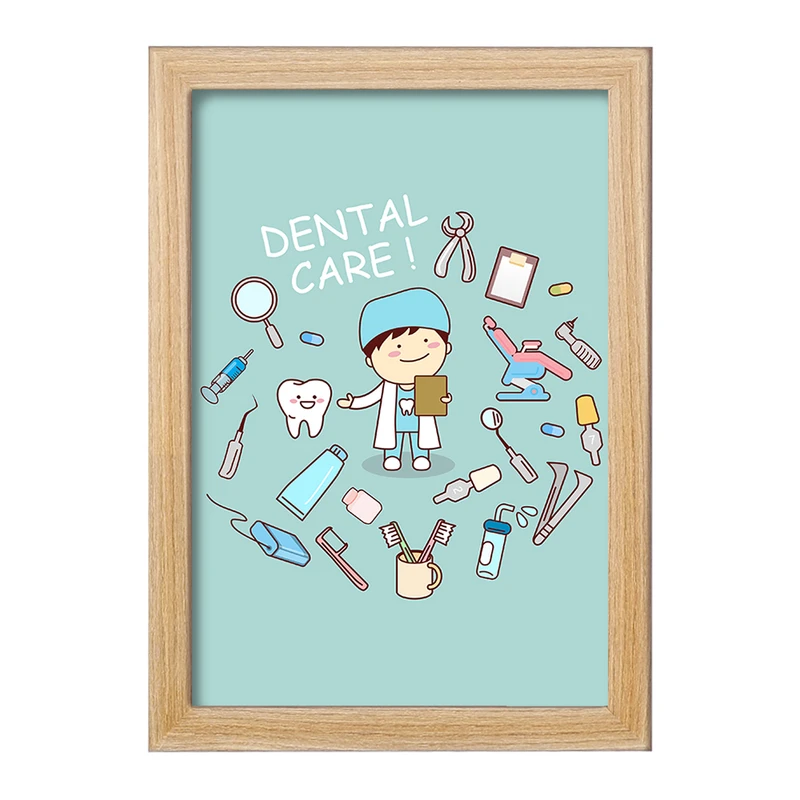 تابلو خندالو مدل دندان و دندان پزشکی کودکانه کد 36691