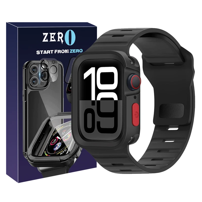 بند زیرو مدل SPG Defender ZR مناسب برای ساعت هوشمند اپل Series 10 46mm به همراه کاور