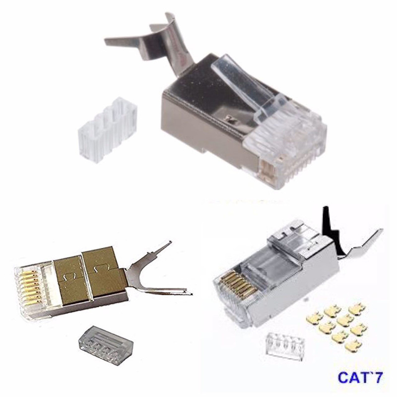 سوکت شبکه CAT7 مدل 3018 بسته 100عددی