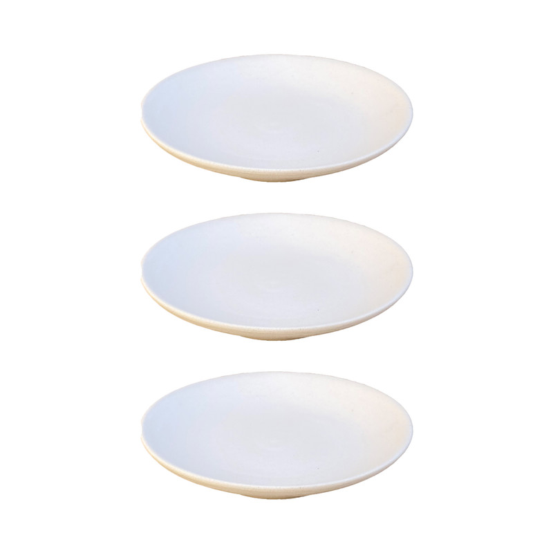 نعلبکی سرامیکی خام مدل BNW 13 بسته 3 عددی