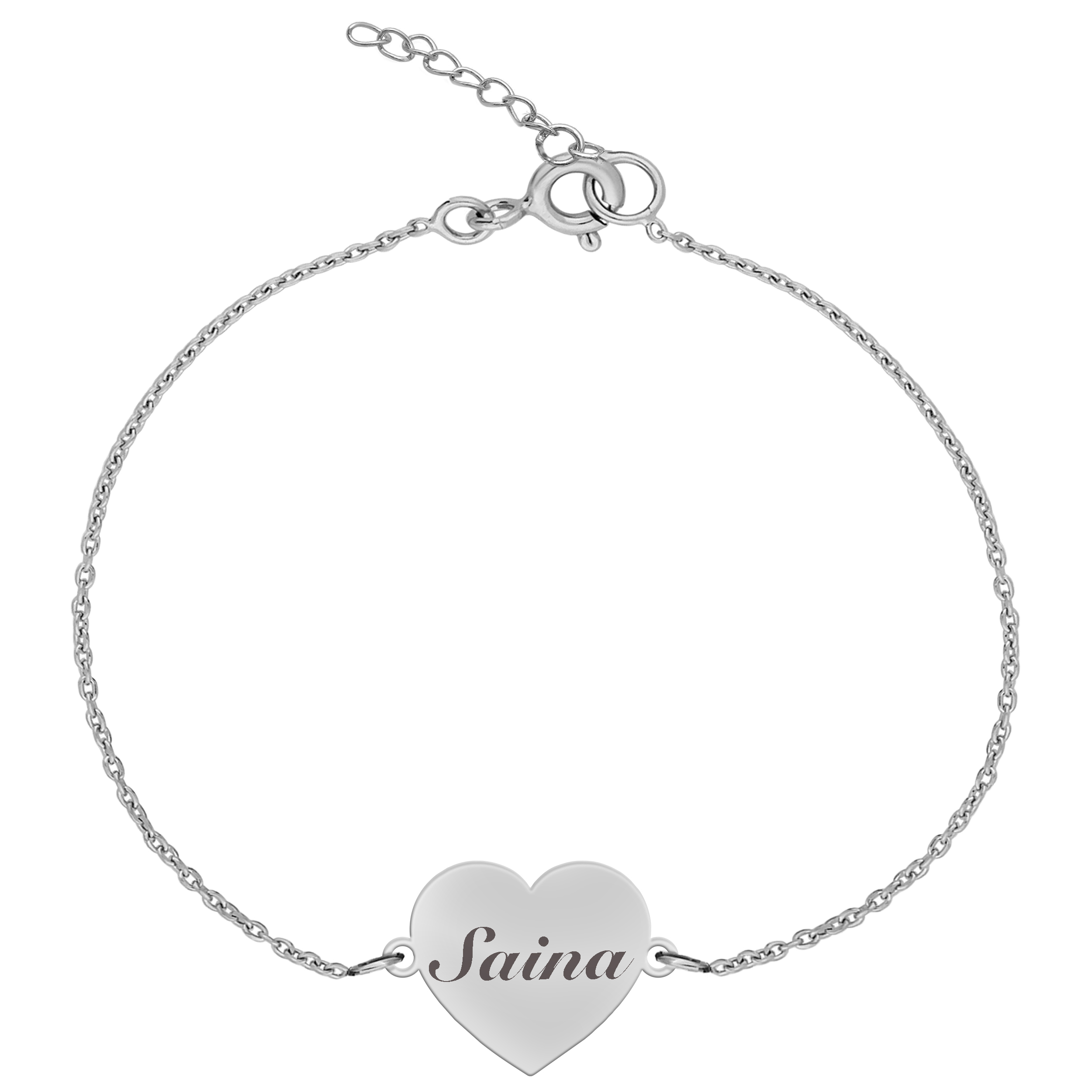 دستبند نقره زنانه ترمه ۱ مدل ساینا کد DN 2006