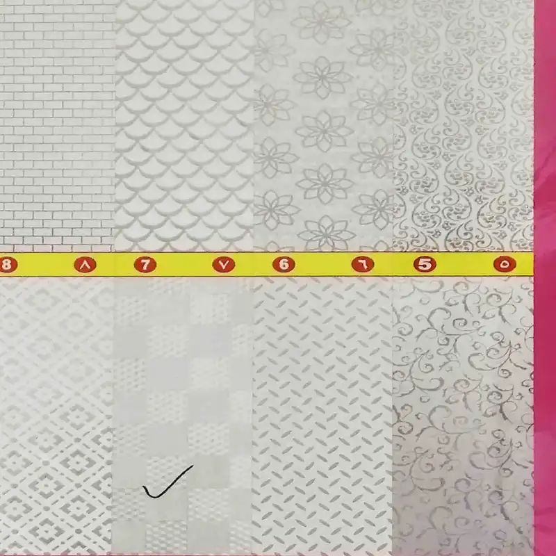 جلد کتاب مدل چسبی طرح مربع بسته 10 عددی