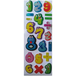 استیکر دیواری کودک مدل اعداد کد 13