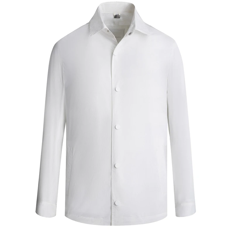 پیراهن آستین بلند یقه برگردان مردانه کروم مدل 2423905 