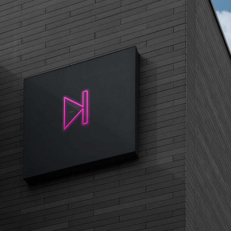 چراغ دیواری نئون دیزاین طرح Next_PN