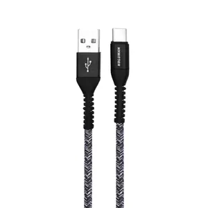 کابل تبدیل USB به USB-C کلومن مدل DK - 42 طول 1.20 متر