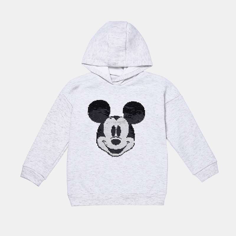 هودی دخترانه فیورلا مدل پولکی مینی موس کد 41518