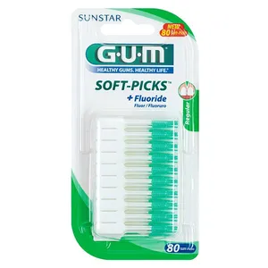 خلال بین دندانی جی یو ام مدل Soft Picks - بسته 80 عددی