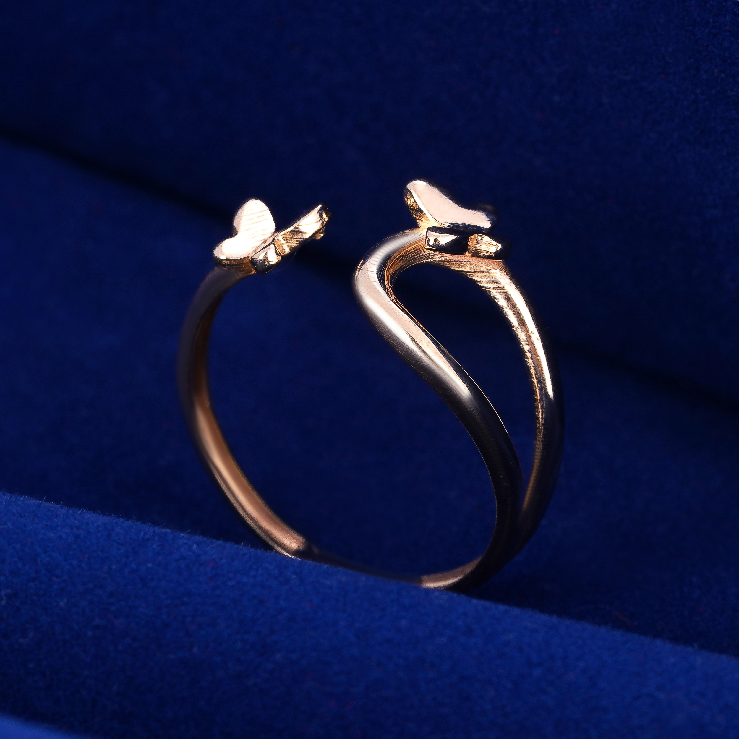 انگشتر طلا 18 عیار زنانه جواهری سون مدل 4283