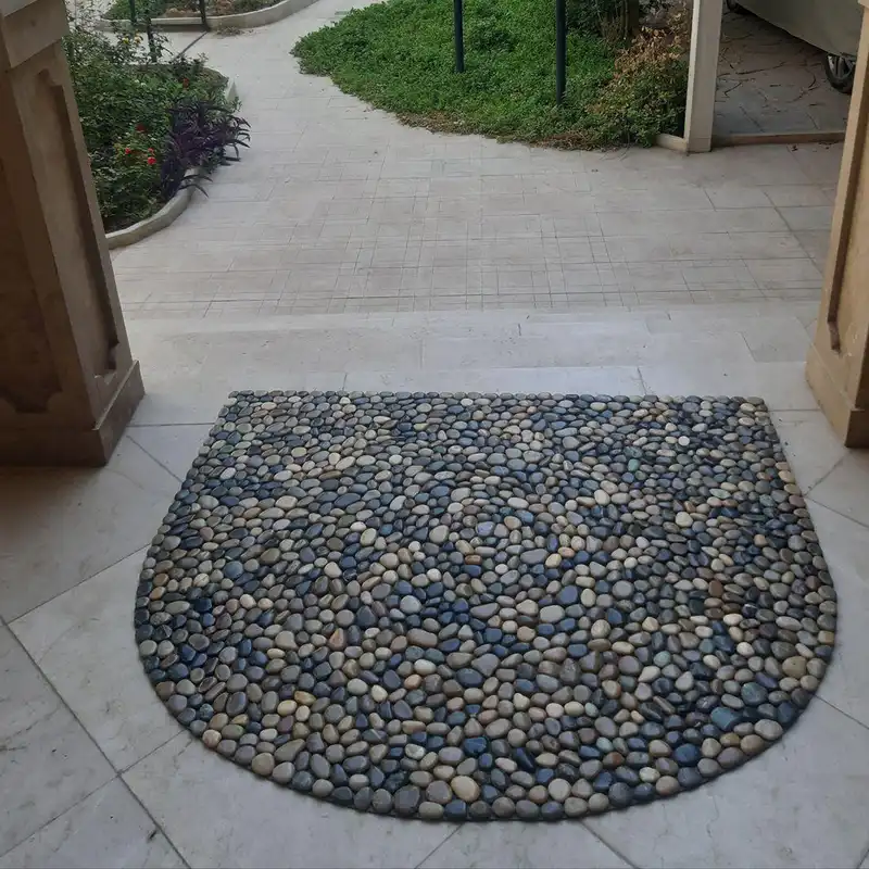 پادری طرح سنگی مدل نیم دایره سایز 140x75 سانتیمتر