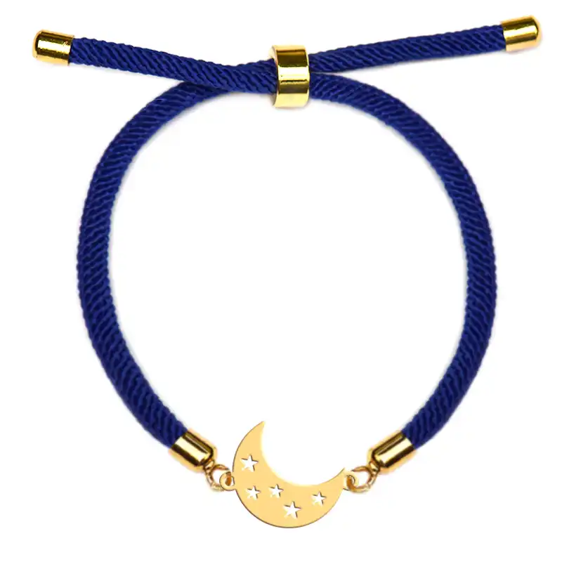 دستبند طلا 18 عیار زنانه فرشته مدل ماه WBLADB-000011