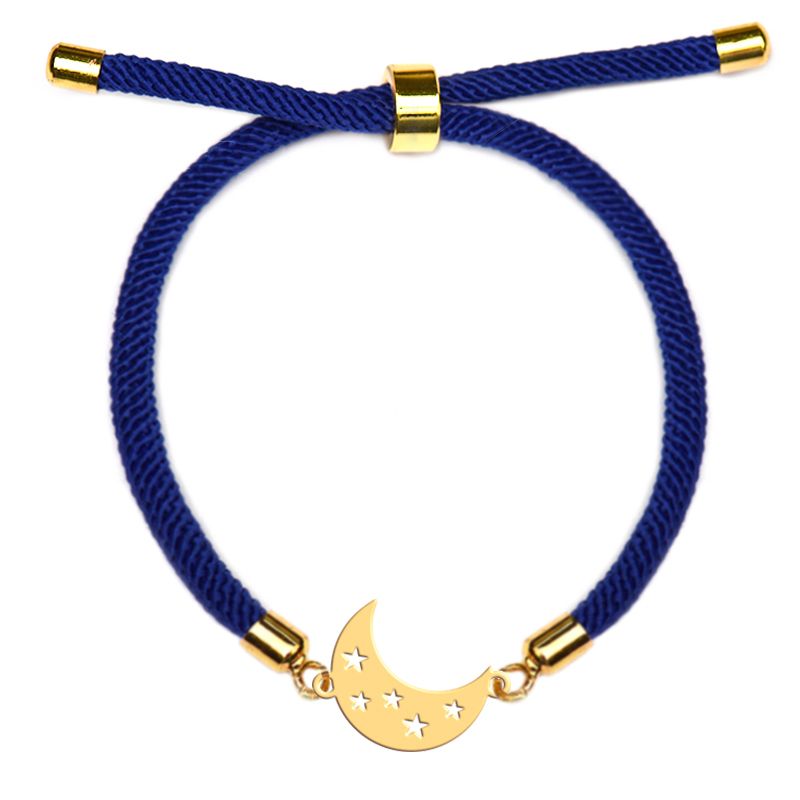 دستبند طلا 18 عیار زنانه فرشته مدل ماه WBLADB-000011 -  - 1