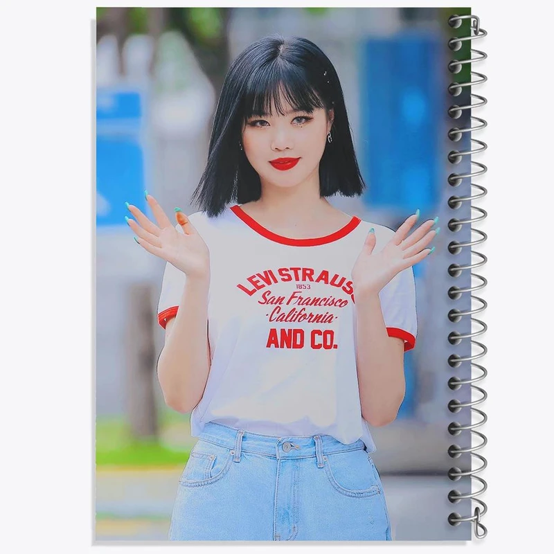 دفتر نت موسیقی 50 برگ خندالو مدل سوجین گروه جی آیدل GIdle کد 19553