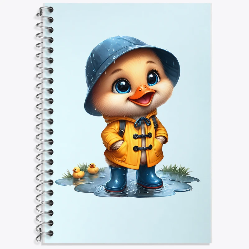 دفتر لغت 50 برگ خندالو طرح اردک کیوت کد F7686