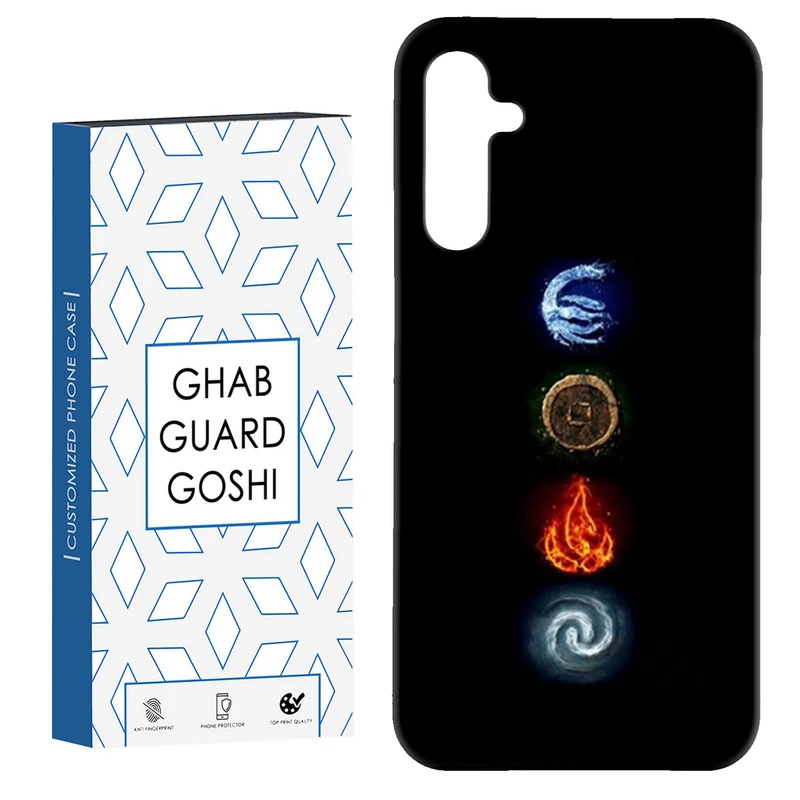 کاور قاب گارد گوشی طرح 4 عنصر کد Dimo-449 مناسب برای گوشی موبایل سامسونگ Galaxy A14