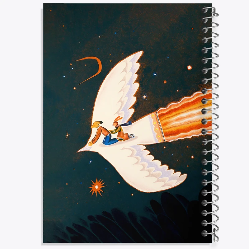 دفتر لیست خرید 50 برگ خندالو طرح پرواز کد N4812