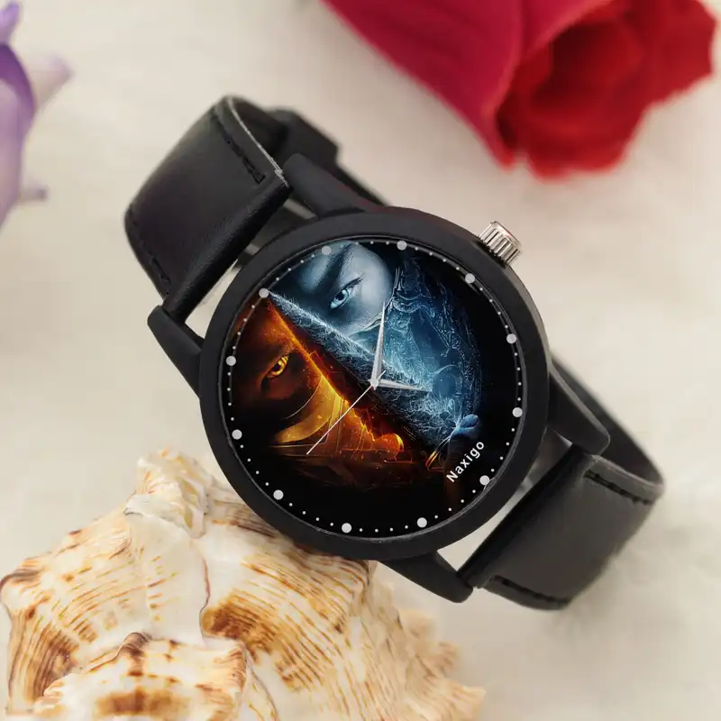 ساعت مچی عقربه ای ناکسیگو مدل Mortal Kombat کد LF6770