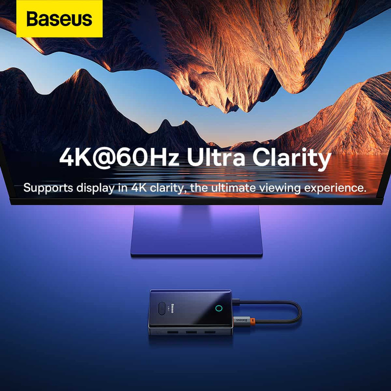 هاب 6 پورت USB-C بیسوس مدل BS-OH078