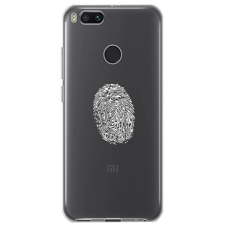 کاور مگافون طرح اثر انگشت مدل C62-W مناسب برای گوشی موبایل شیائومی Mi A1 / Mi 5X 