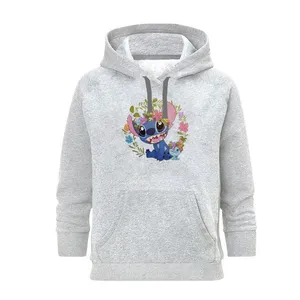 هودی زنانه مدل هیولای  ابی کد SH30 رنگ طوسی