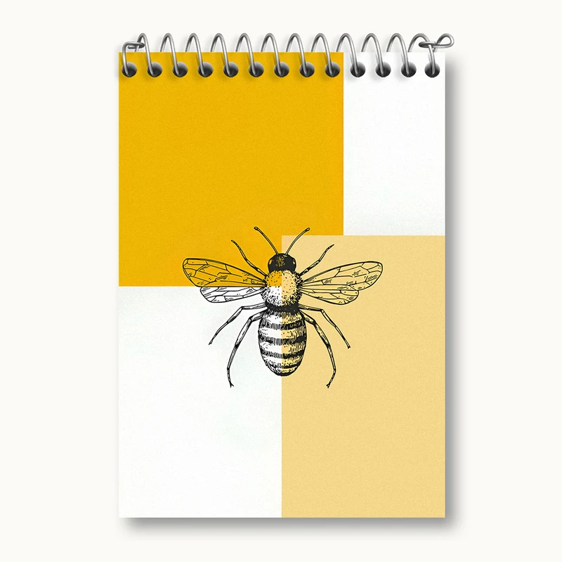 دفتر یادداشت 50 برگ خندالو طرح زنبور کد N4856
