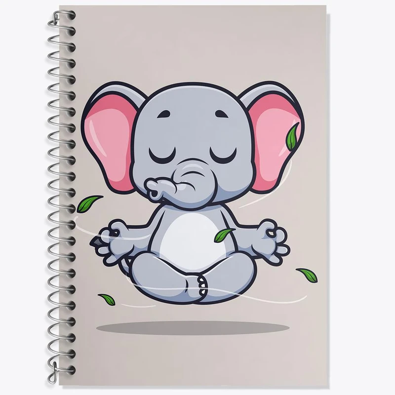 دفتر لغت 50 برگ خندالو مدل فیل کد 29443