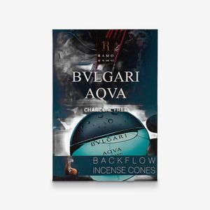 عود رامو مدل آبشاری رایحه ادکلن BVLGARI AQVA بسته 10 عددی